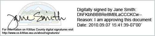 Digital signature example