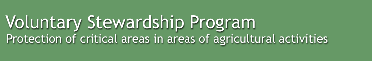 Voluntry Stewardship Program
