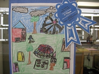 The Best of Kittitas County Coloring Contest Entry - Drawing of carnival rides