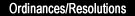 Ordinances and Resolutions
