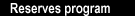 Reserve program