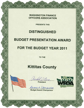 WFOA 2011 Budget Award