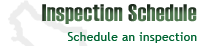 Schedule and inspection
