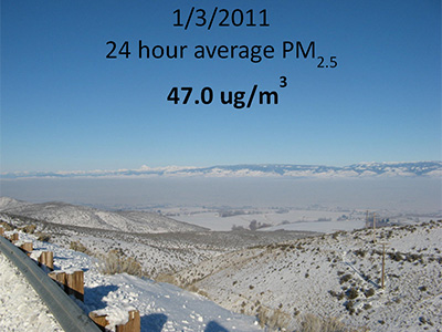 Kittitas County air quality winter