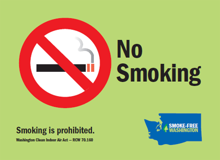 No Smoking - smokefreewashington.com