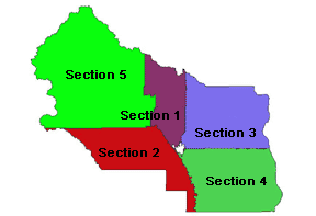 County Weed Section Map