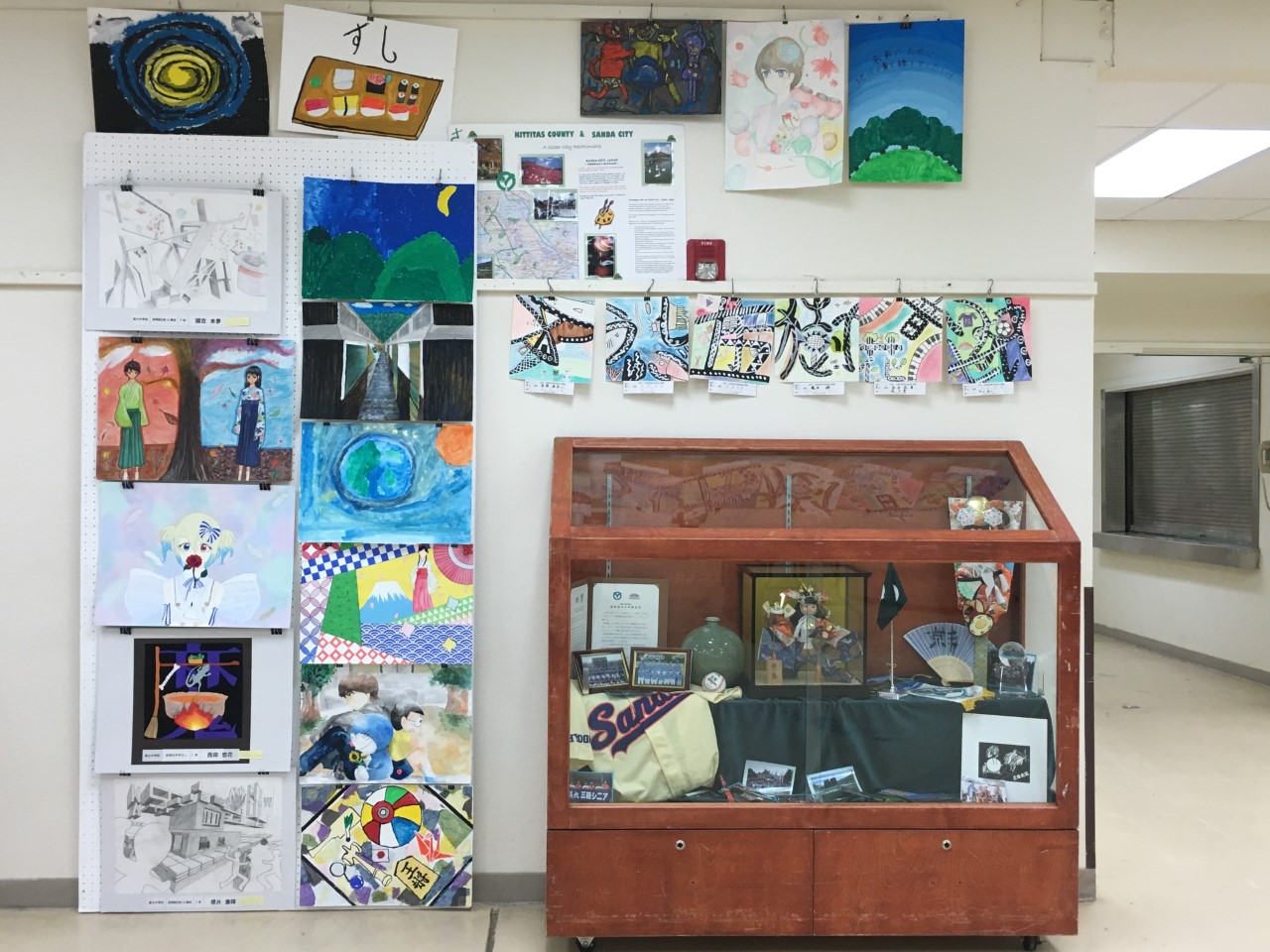 Sanda City children's art on exhibit at the 2016 Kittitas County Fair