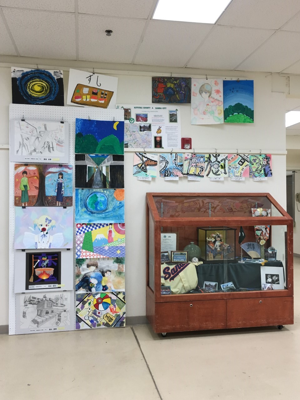 Sanda City children's art on exhibit at the 2016 Kittitas County Fair