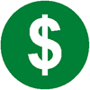 Icon of the U.S. dollar sign