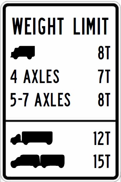 AASHTO sign