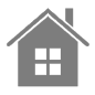 Grey icon of a house