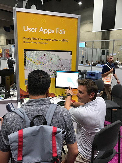 Jason Eklund, Kittitas County GIS Coordinator, shares information about EPIC at the International Esri User Conference in San Diego, California.